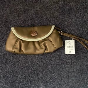 Dot Button Make up bag/wristlet